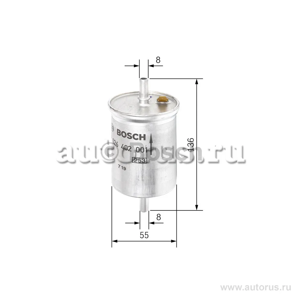 Фильтр топливный BOSCH f026402001
