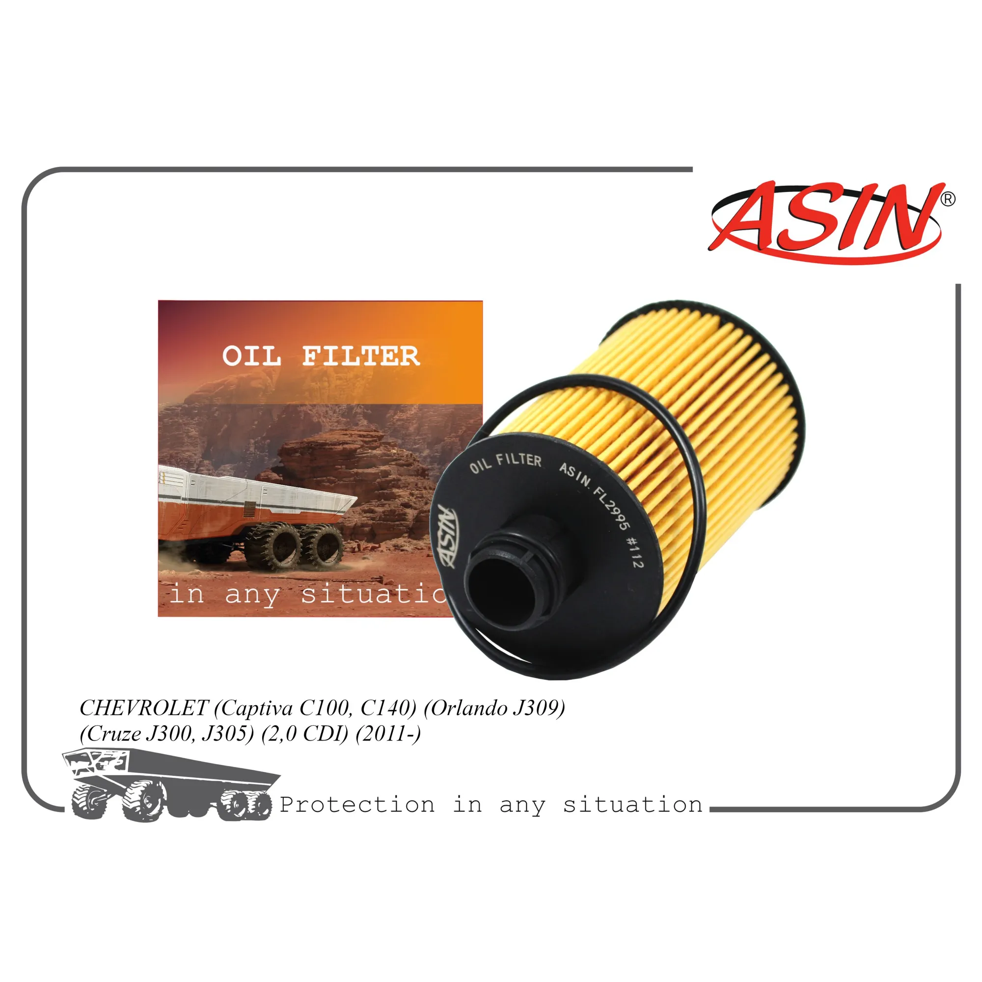 Фильтр масляный 93745801/ASIN.FL2995 ASIN ASIN ASIN.FL2995