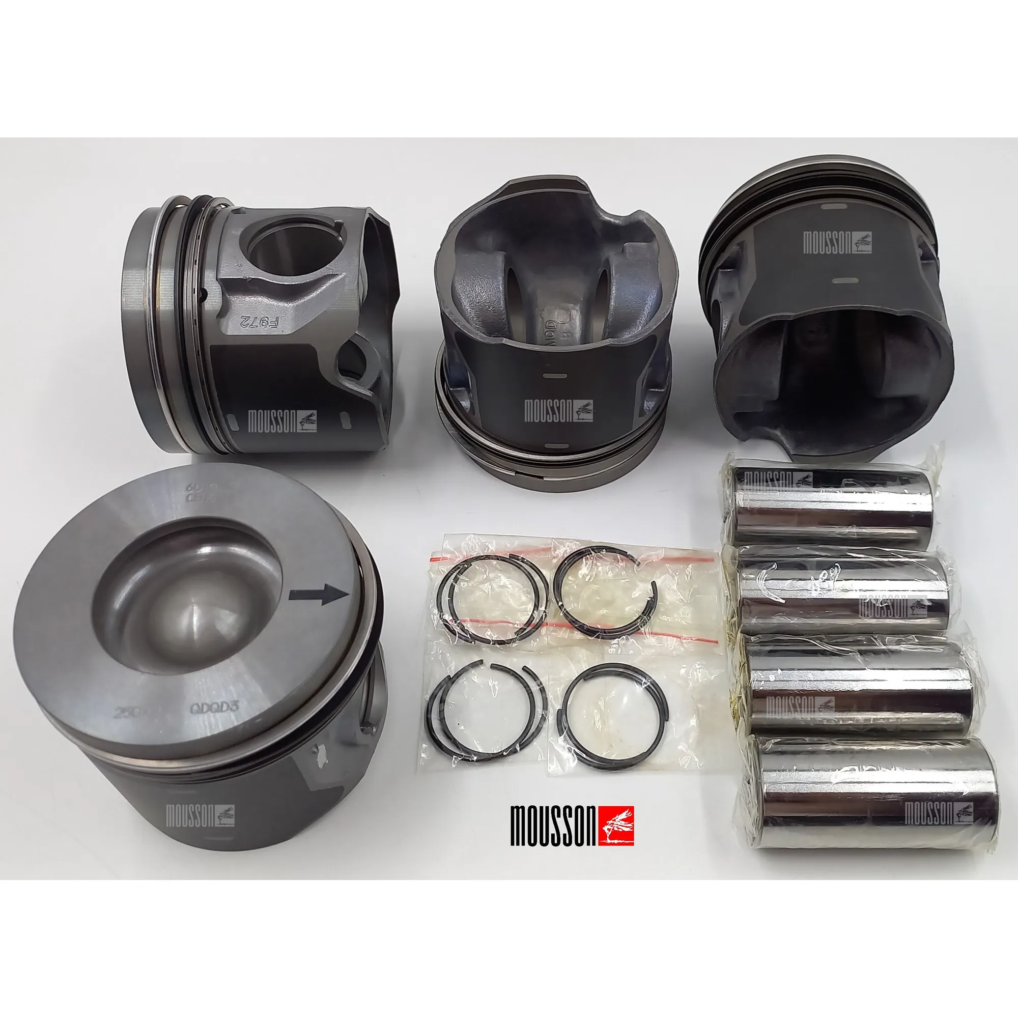 Поршень кольца комплект Ford 2,4TDI V348 Duratorq на 1 цилиндр MOUSSON SPRV348STD