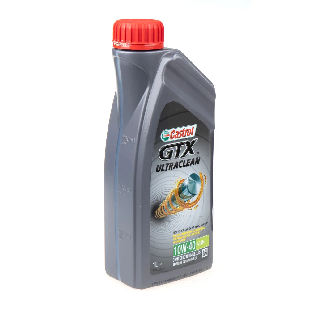 Масло моторное CASTROL GTX Ultraclean A3/B4 10W-40 полусинтетическое 1 л 15A4DF