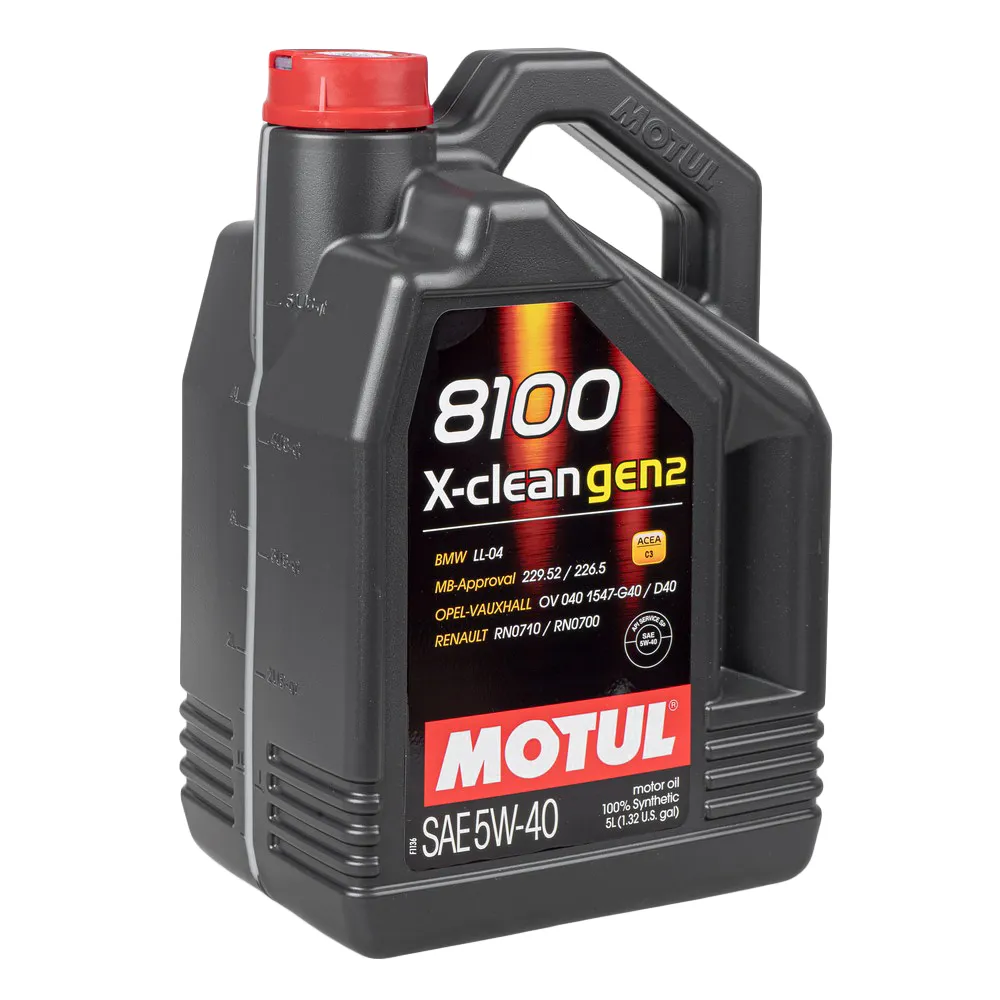 Масло моторное Motul 8100 X-CLEAN GEN2 5W-40 синтетическое 5 л 113222