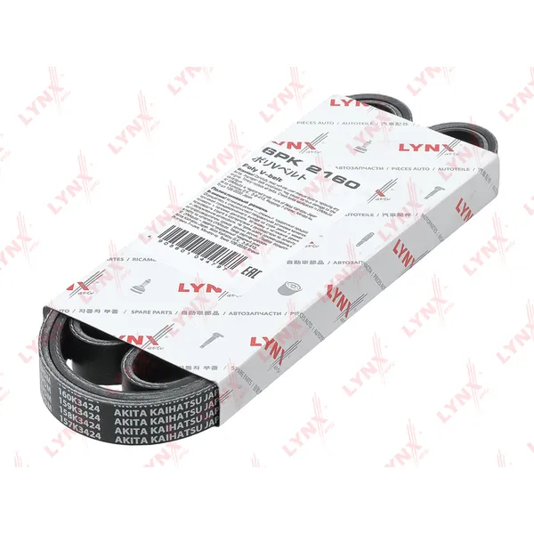 Ремень поликлиновый LYNXauto 6PK2160