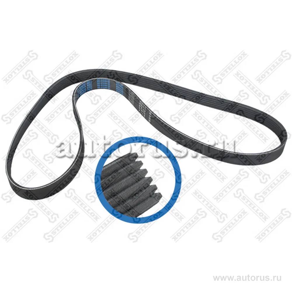 Ремень поликлиновый 6PK1370 Chrysler Cirrus 2.4i 95-00 STELLOX 06-01370-SX