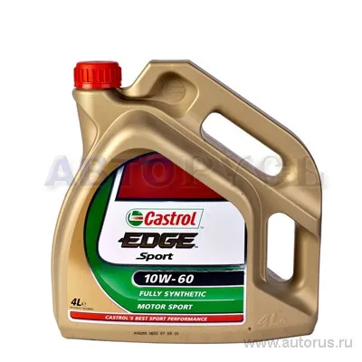 Масло моторное CASTROL EDGE FST SN/CF 10W-60 синтетическое 4 л 150C83