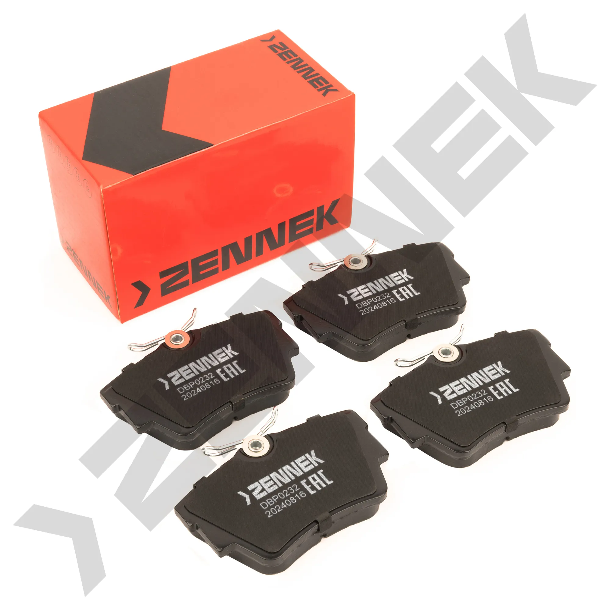 Колодки тормозные дисковые задние RENAULT TRAFIC 01-19, FIAT TALENTO 16- ZENNEK DBP0232