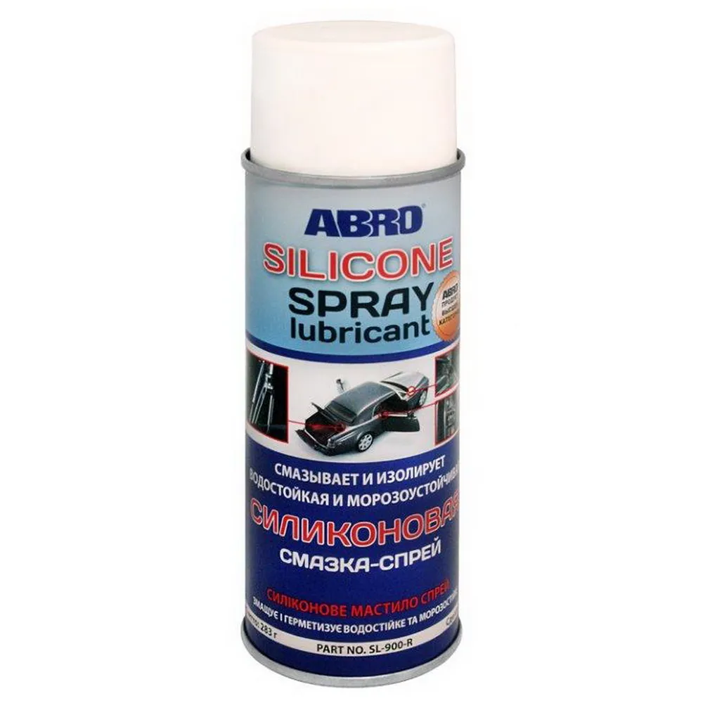 Смазка cпрей силиконовая 283 гр ABRO SL-900-R ABRO SL-900-R