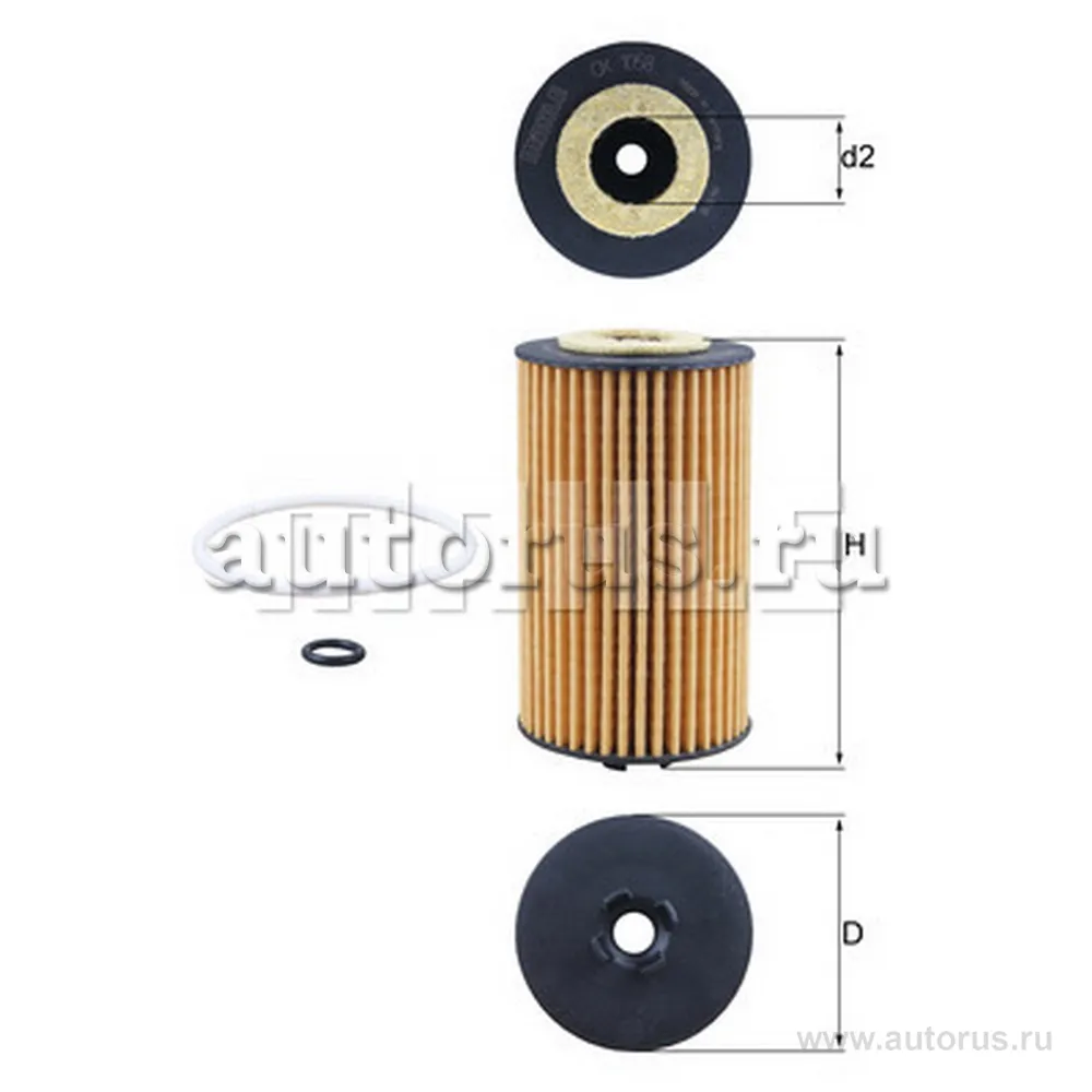 Фильтр масляный OPEL ASTRA-J 1,6 CDTI 14-, MERIVA 1,6 CDTI 10-, MERIVA-B 1,6 CDTI 13-, ZAFIRA-C 1,6 OX1058D