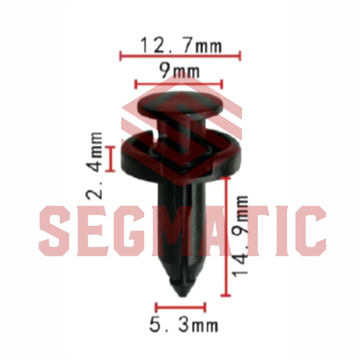Клипса пластмассовая TOYOTA SEGMATIC SG70203247