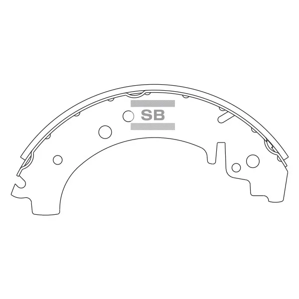 Колодки тормозные задние ВАЗ 2101-07 SANGSIN BRAKE SA138
