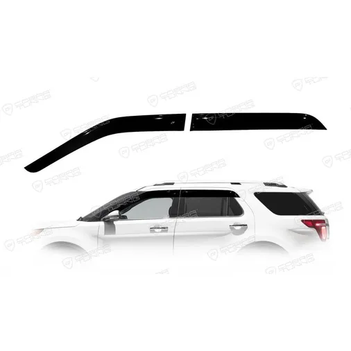 Дефлектора на окна Ford Explorer V 2010EuroStandard деф.окон Cobra Tuning FE33810
