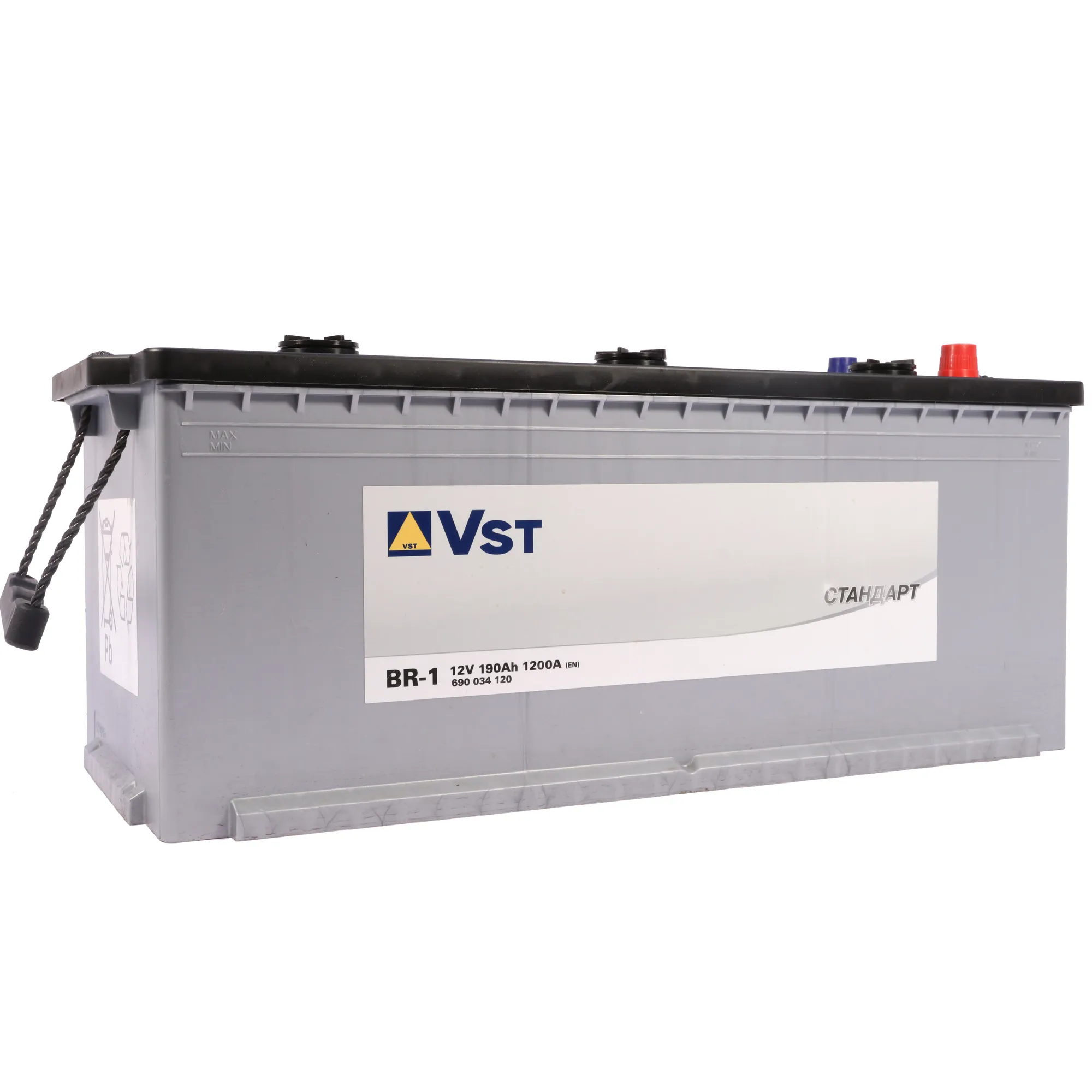Аккумулятор VST 190 А/ч L+(3) 513x223x223 B EN 1200 А