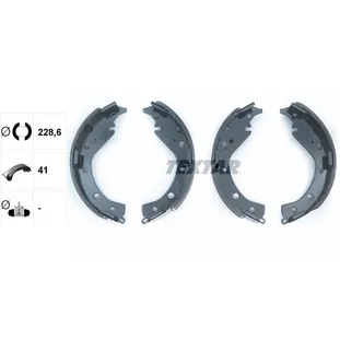 Колодки тормозные барабанные задн TOYOTA RAV 4 II 00- TEXTAR 91063100