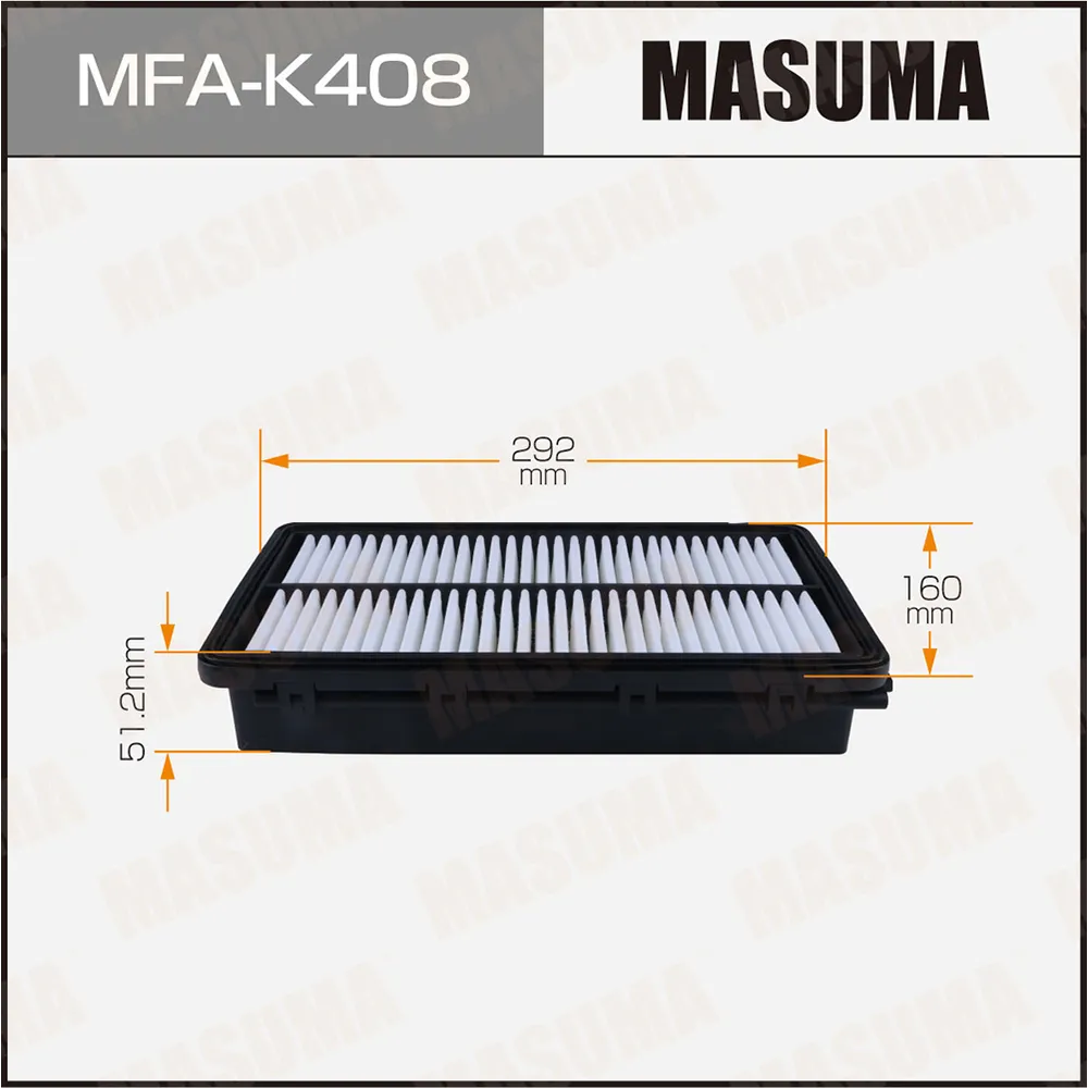 Фильтр воздушный GENESIS GV70 21-> MASUMA MFAK408