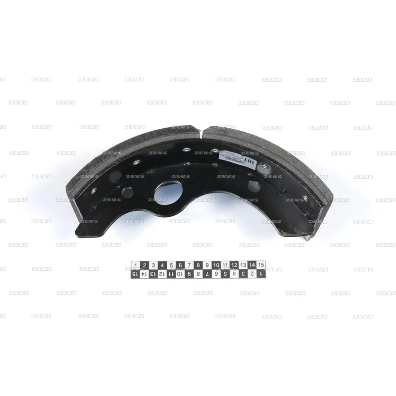 Тормозная колодка с накладкой ZEVS BL-06-202