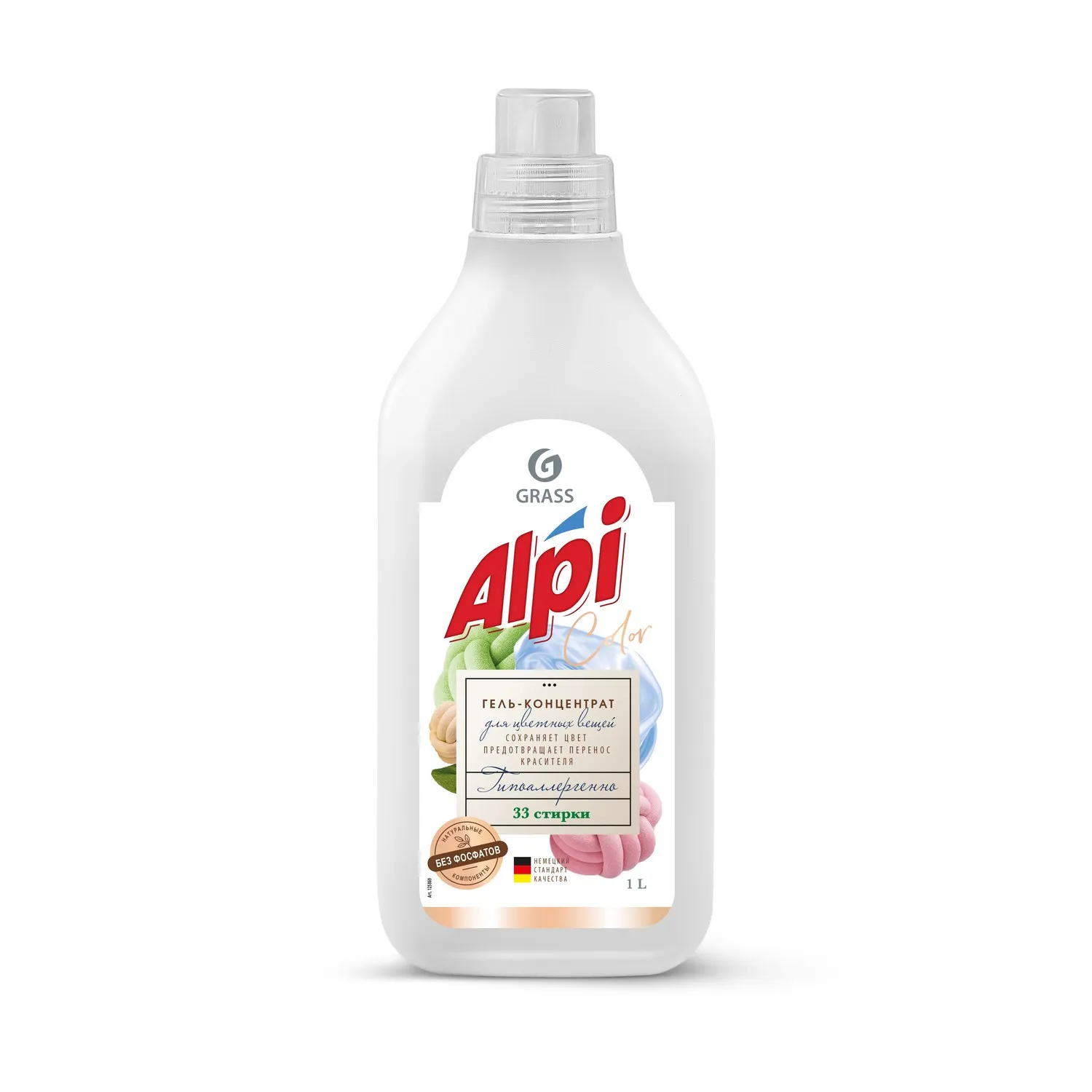 Концентрированное жидкое средство для стирки ALPI color gel 1,8 л GRASS 125734