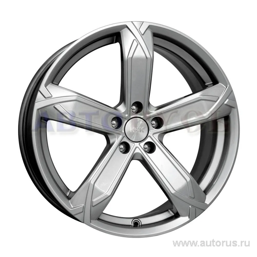 Диск литой R19 8J 5x114.3/66.1 ET40 КИК X-fighter блэк платинум 18876