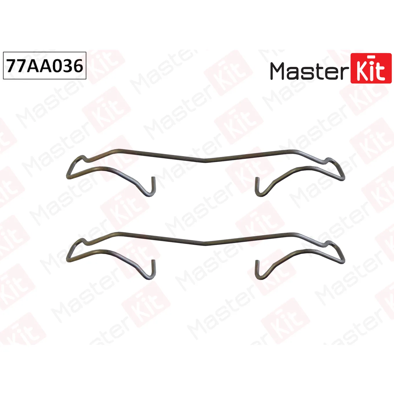 Комплект установочный тормозных колодок VAG MASTERKIT 77AA036