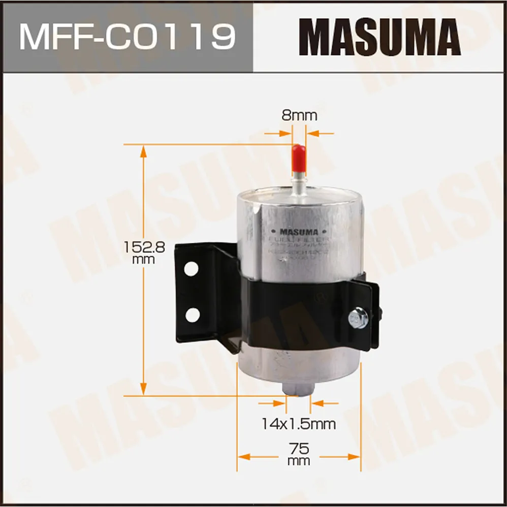 Фильтр топливный SSANGYONG KYRON 06- MASUMA MFFC0119