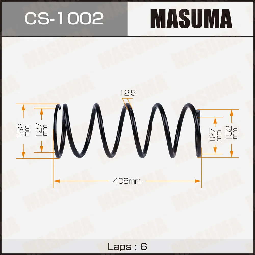 Пружина передняя TOYOTA CALDINA MASUMA CS-1002