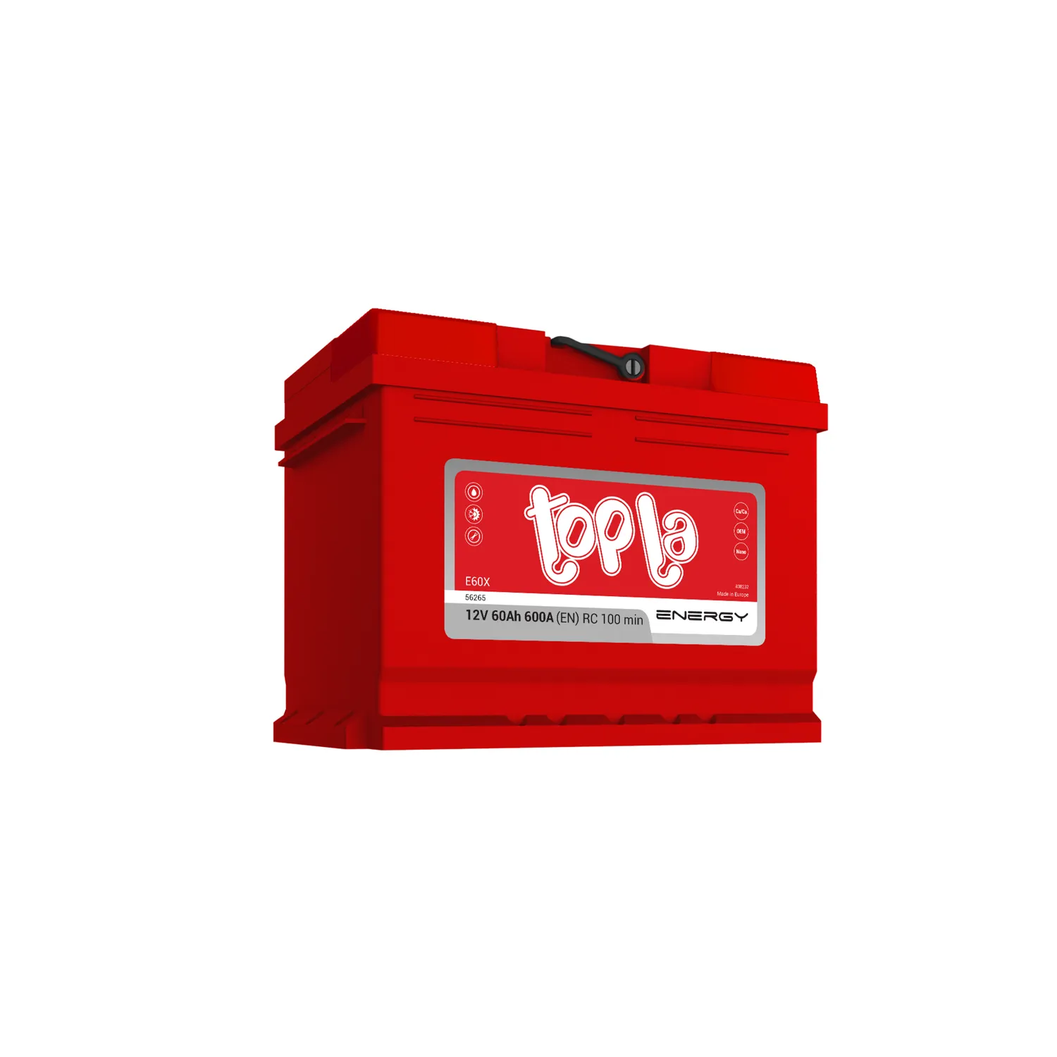 Аккумулятор TOPLA Energy 60 А/ч прямой L+ 242x175x190 L2 EN 600 А