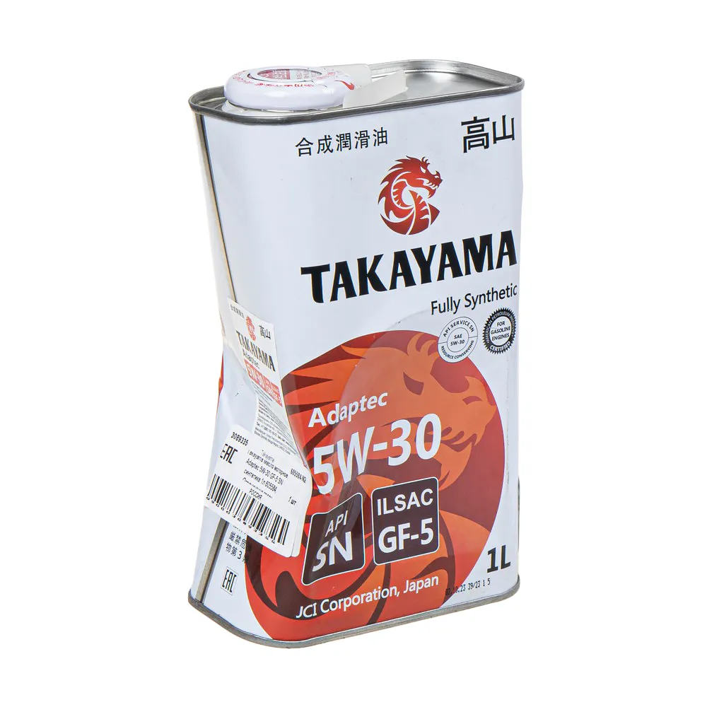 Масло моторное Takayama SAE 5W-30 синтетическое 1 л УЦЕНКА! 605584-N2