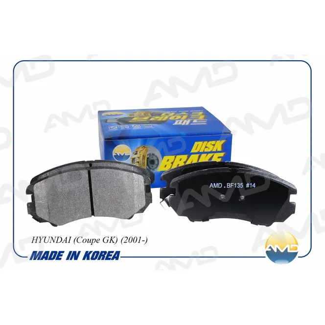 Колодки передние HYUNDAI Coupe GK 2001- AMD AMD.BF135