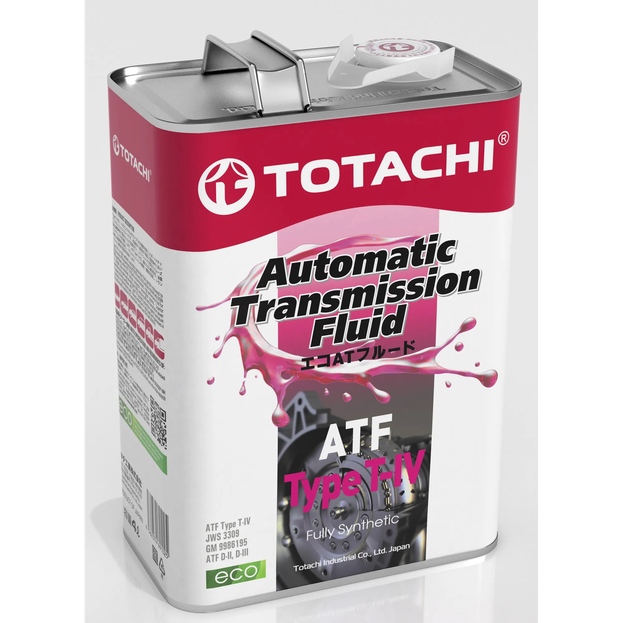 Масло трансмиссионное TOTACHI ATF TYPE T-IV 4л