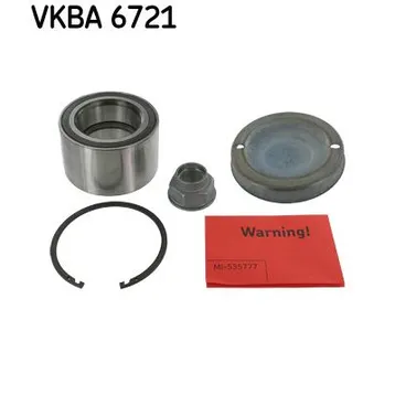Комплект ступичного подшипника SKF vkba6721