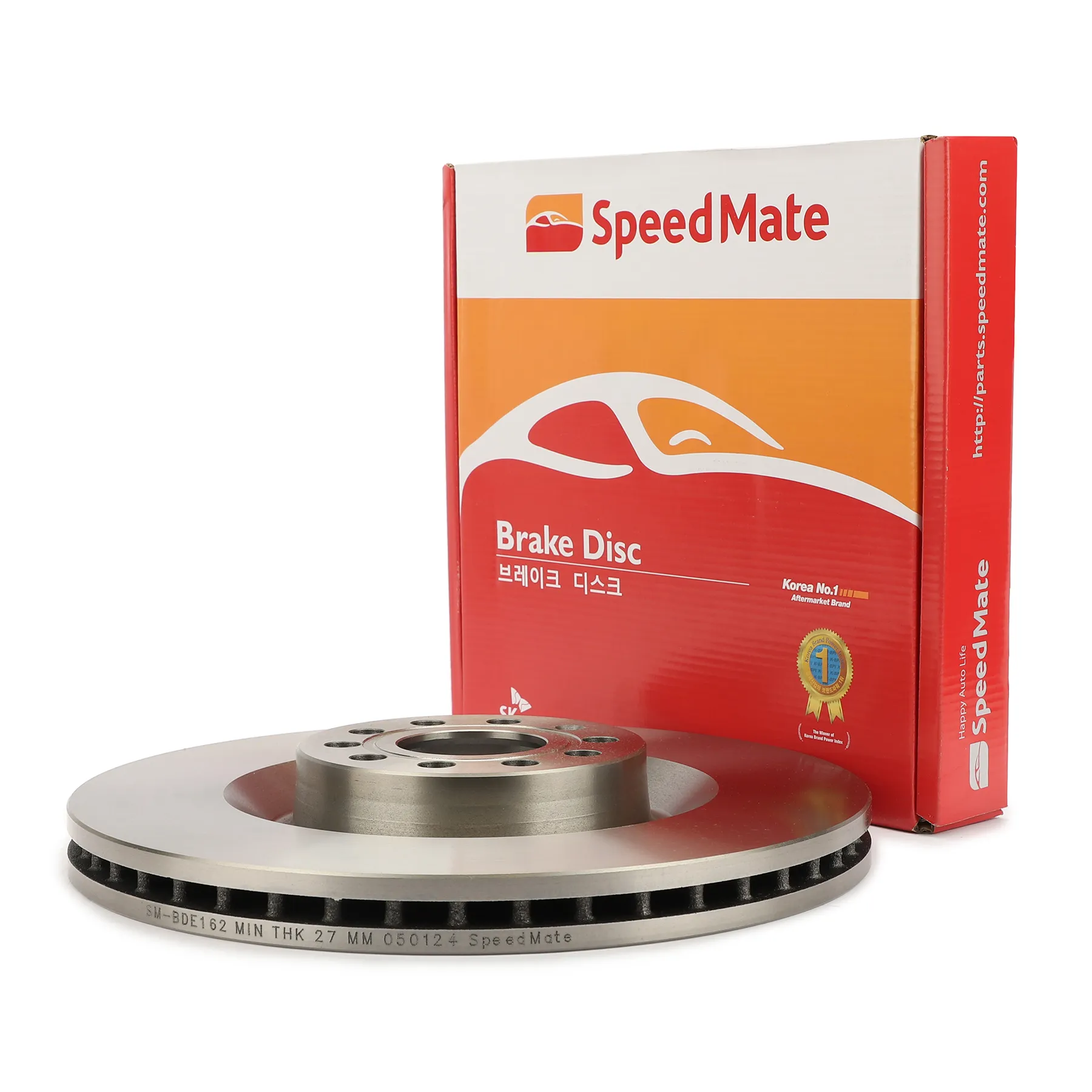 Диск тормозной передний AUDI A3/SEAT LEON/VW SCIROCCO III,PASSAT,GOLF VI SPEEDMATE SM-BDE162