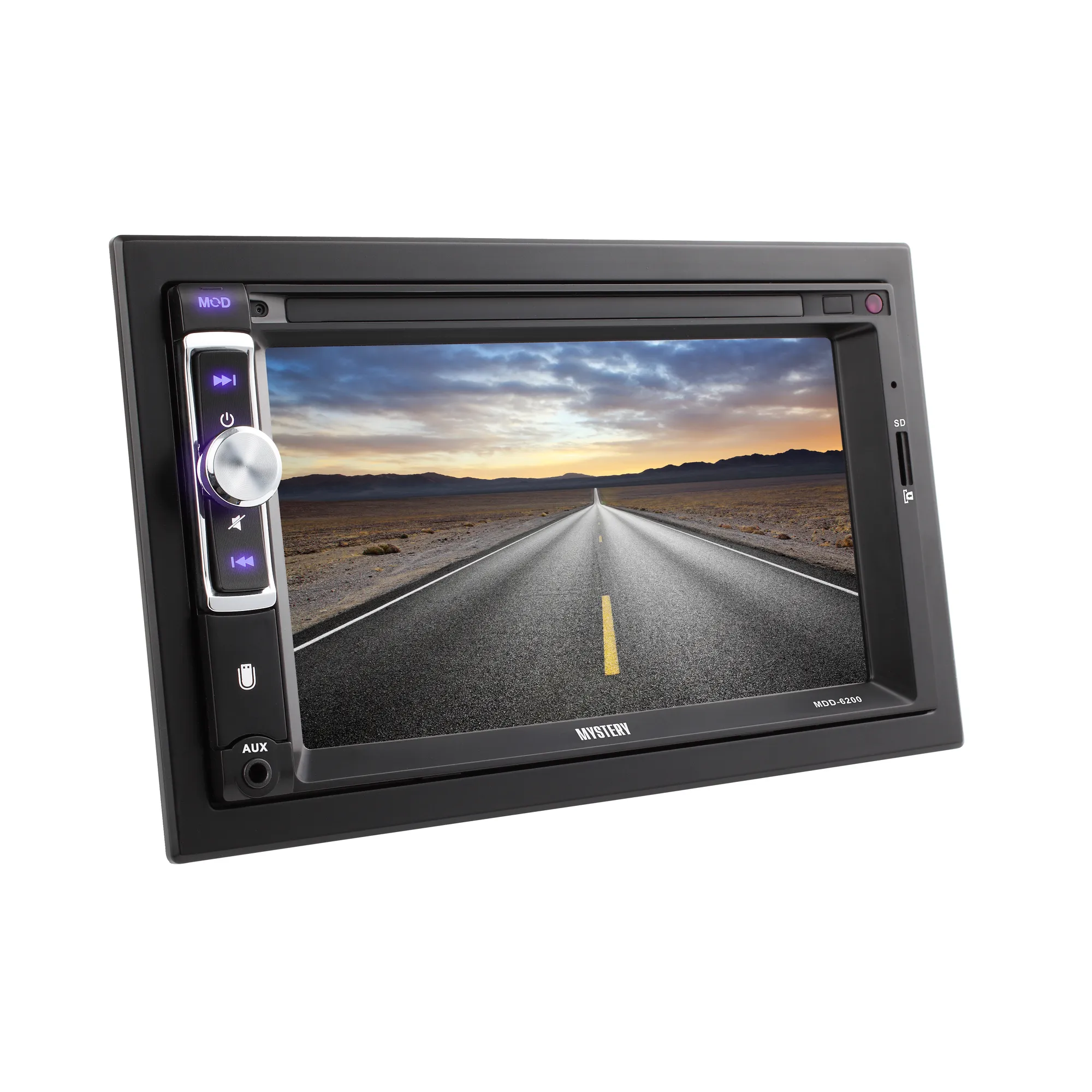 Автомагнитола Mystery MDD-6200,2DIN,4x50 Вт,6.2,USB,SD