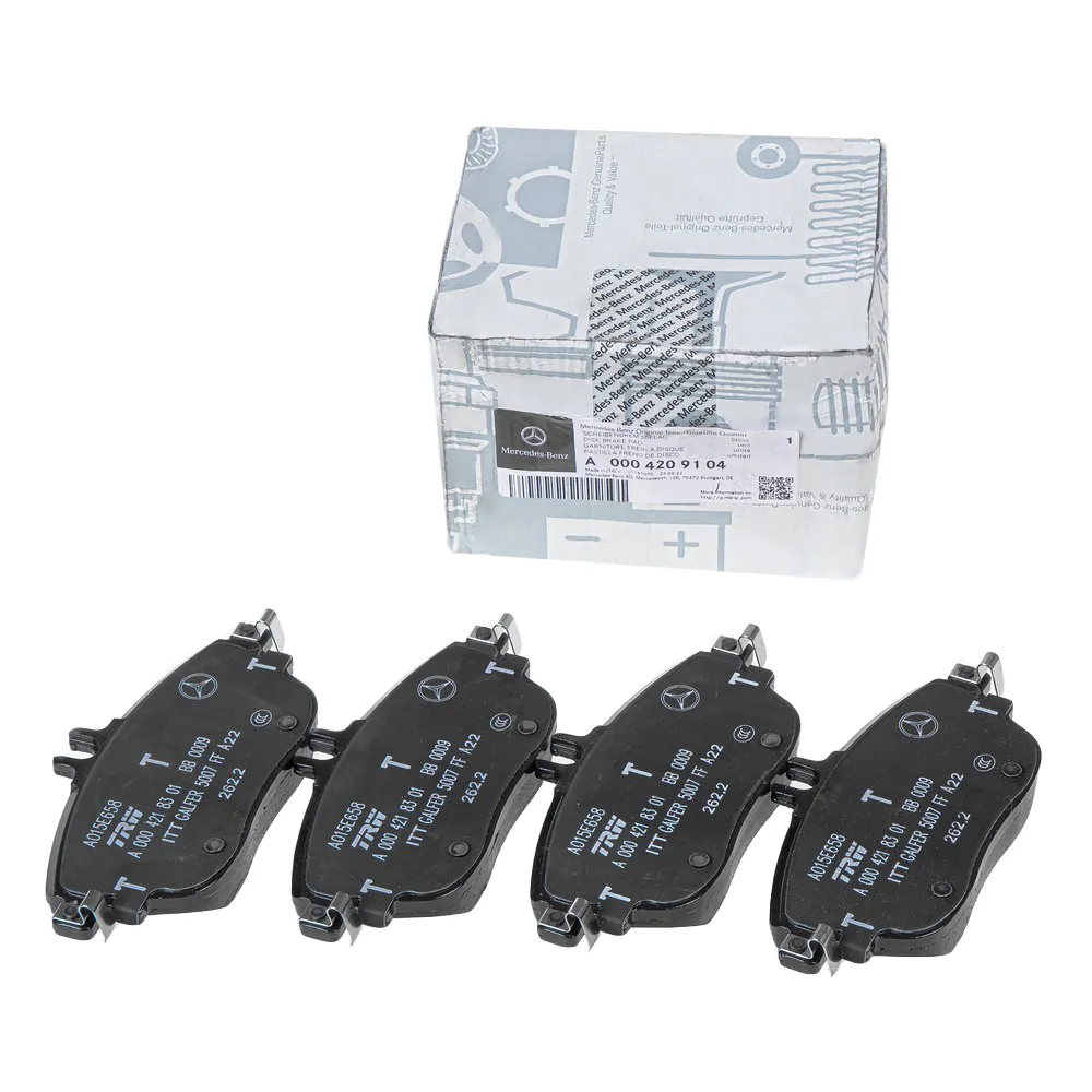 Колодки передние MERCEDES-BENZ A000 420 91 04