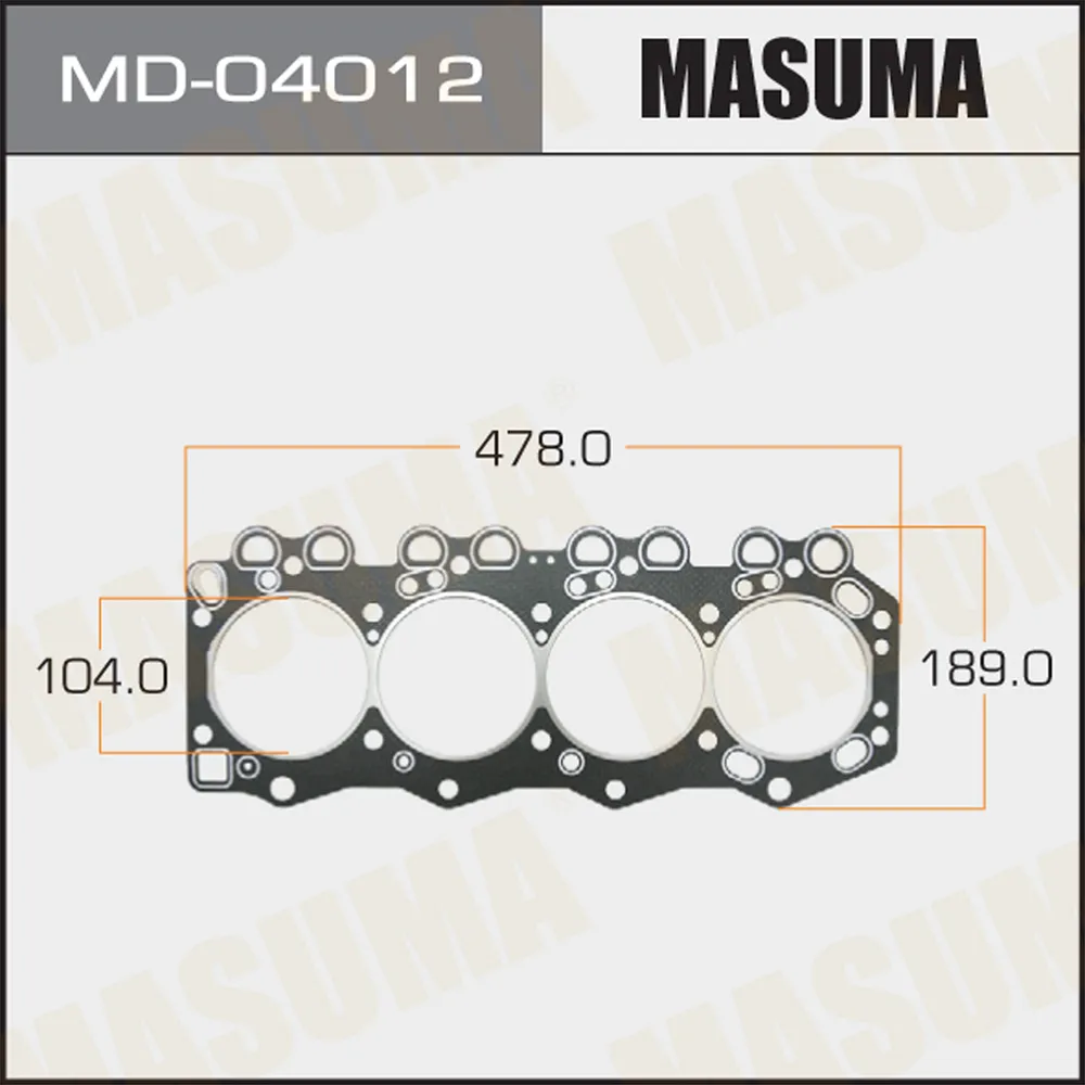 Прокл.ГБЦ MASUMA MD-04012