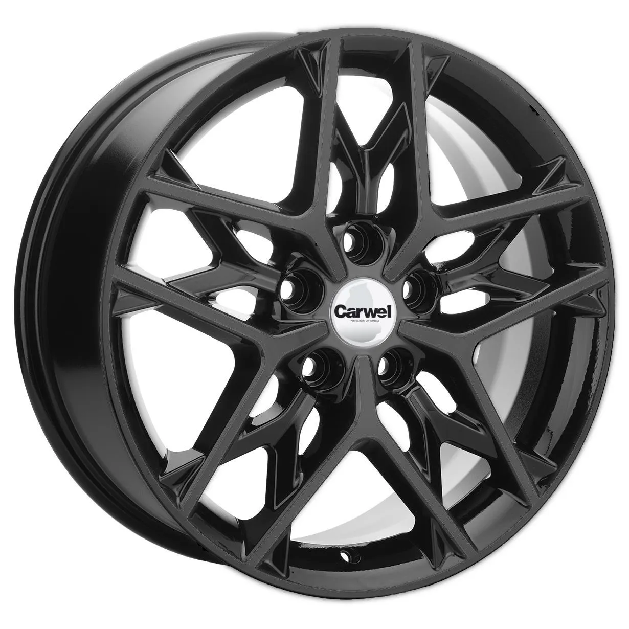 Диск литой R17 7J 5x114.3/57.1 ET40 Carwel Сошно 1709 BL 00115768