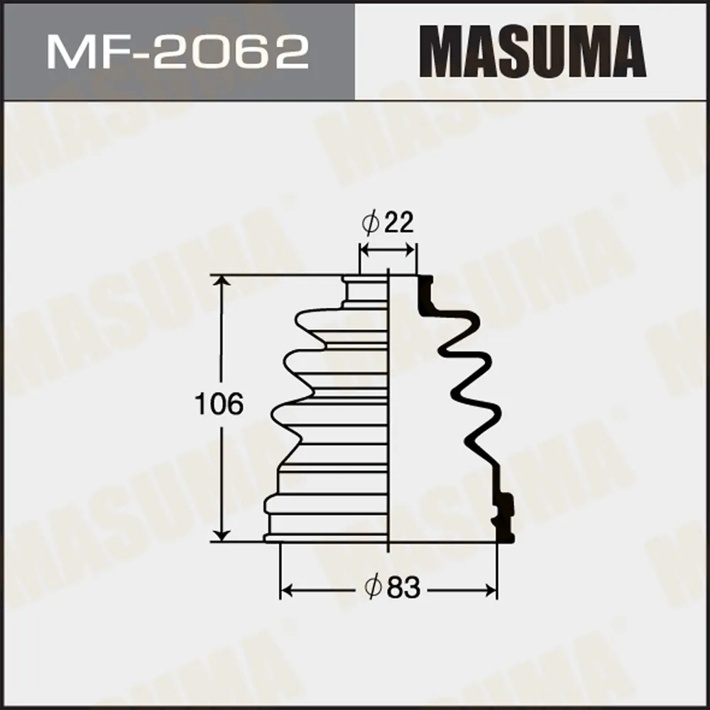 Пыльник ШРУСа NISSAN AD MASUMA MF-2062