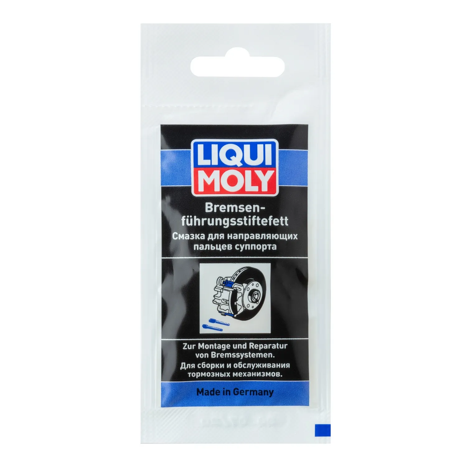 Смазка для направляющих пальцев суппорта Brake Pin (0,005кг) LIQUI MOLY 21119