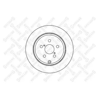 Диск тормозной задний TOYOTA AVENSIS 1.8-2.0D-4D 03> STELLOX 60204589_SX