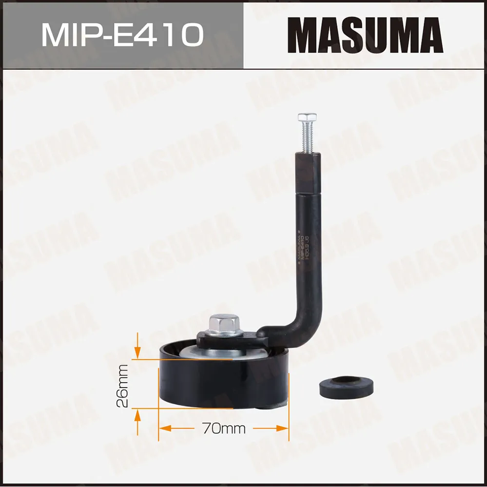 Ролик обводной ремня привода навесного оборудования MASUMA MIP-E410