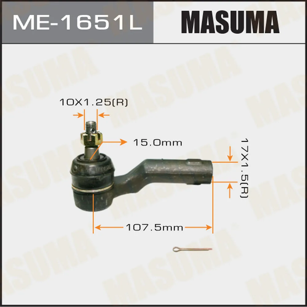 Наконечник рулевой L MAZDA AXELA MASUMA ME-1651L
