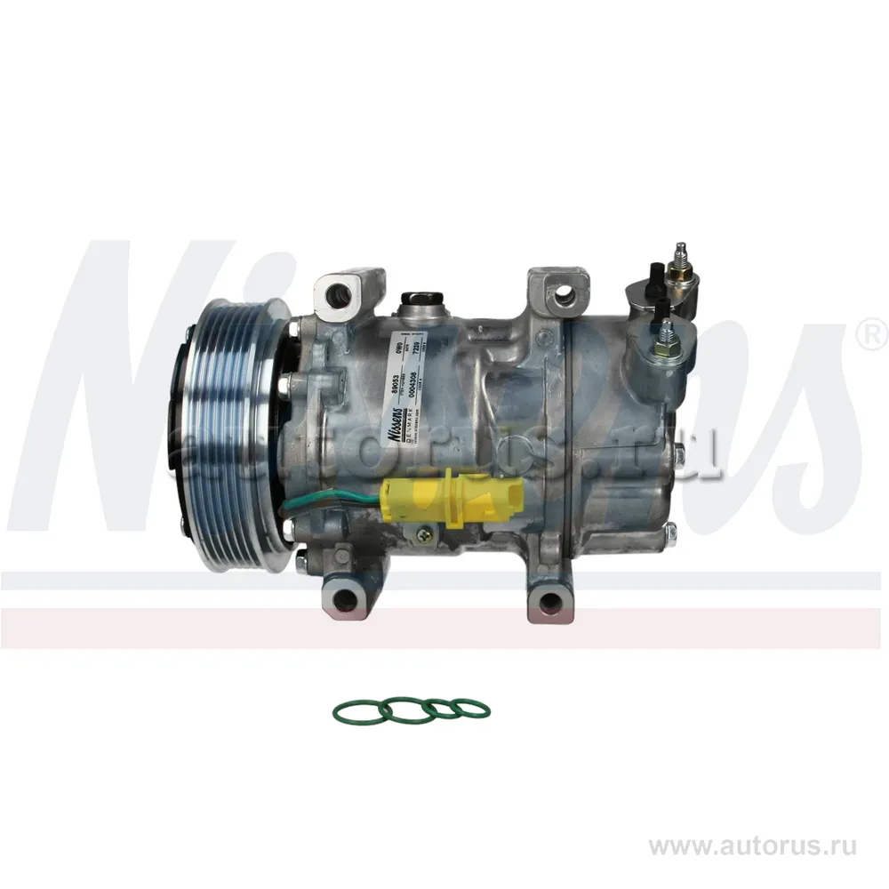 Компрессор кондиционера CITROEN C3/Berlingo I/PEUGEOT 307/Partner I NISSENS 89053