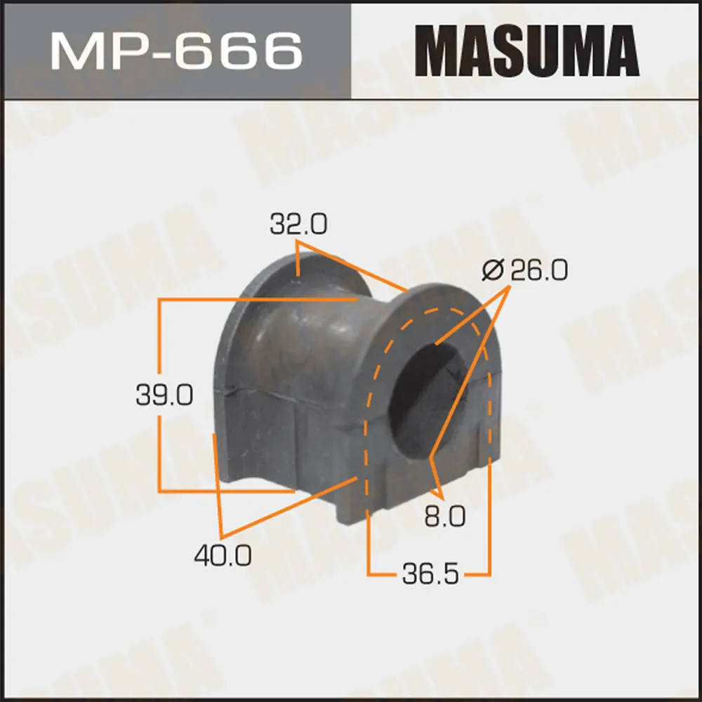Втулка стабилизатора TOYOTA HILUX SURF MASUMA MP-666
