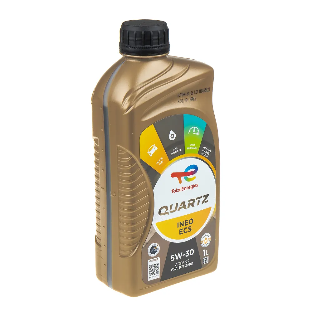 Масло моторное TOTALENERGIES Quartz Ineo ECS 5W-30 синтетическое 1 л 213768