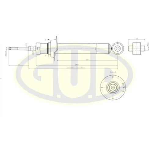 АМОРТИЗАТОР NIS PRIMERA 90- (B4) ПЕР G.U.D GSA341120