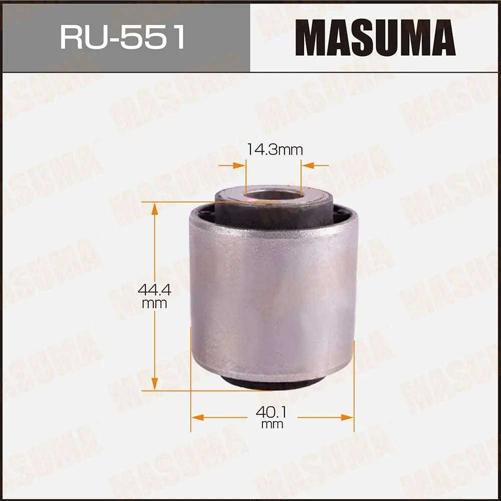 Сайлентблок задней нижней поперечной тяги внутр. MASUMA RU-551