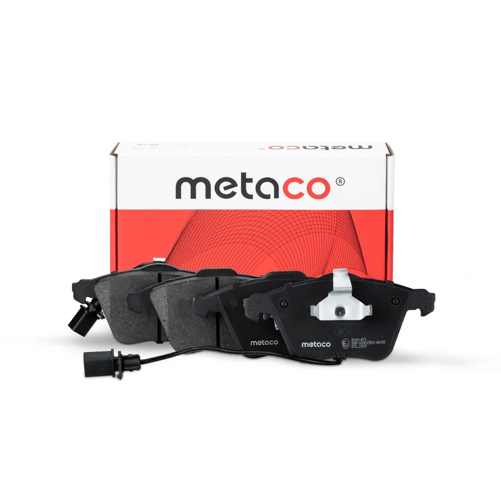 Колодки тормозные передние к-кт AUDI A4/A6/A8 00> Metaco 3000-471