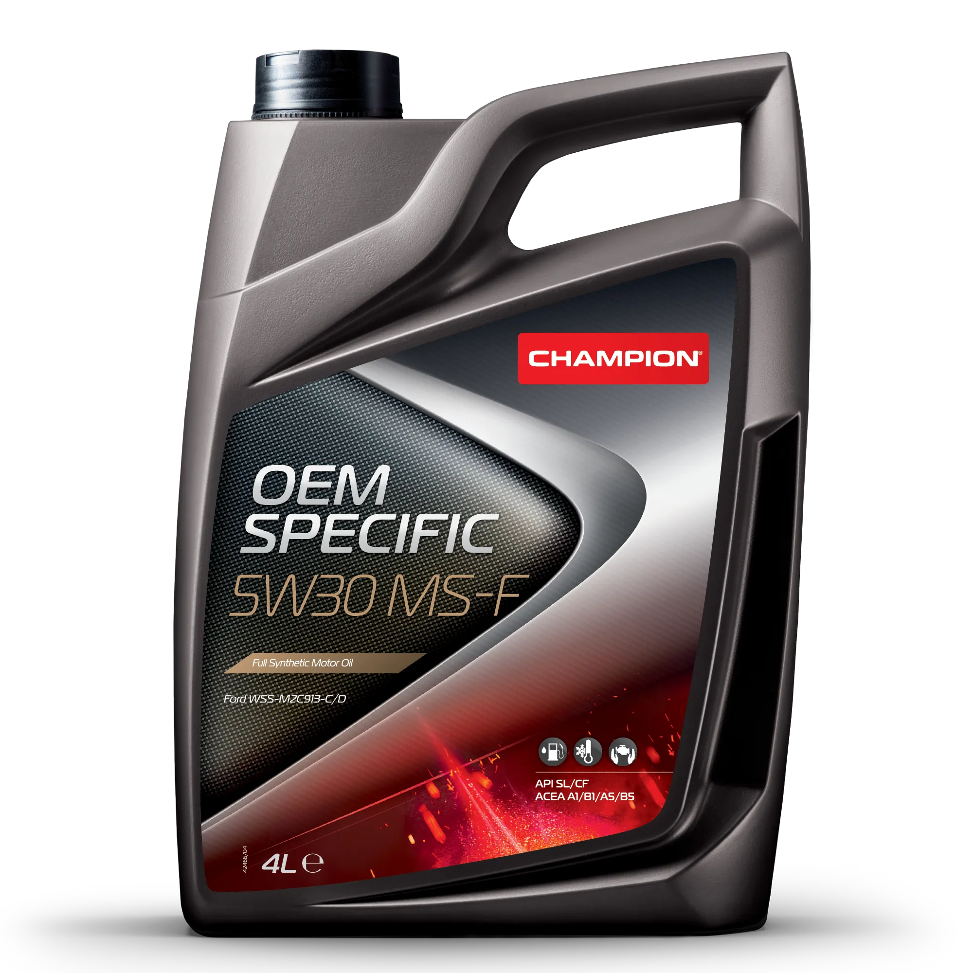 Масло моторное CHAMPION OEM SPECIFIC 5W30 MS-F, ACEA A1/B1-12 ACEA A5/B5-16, API SL/CF (4л) синт. CHAMPION OIL 8209413