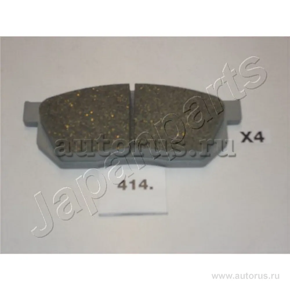 Комплект тормозных колодок, диско JAPANPARTS PA414AF