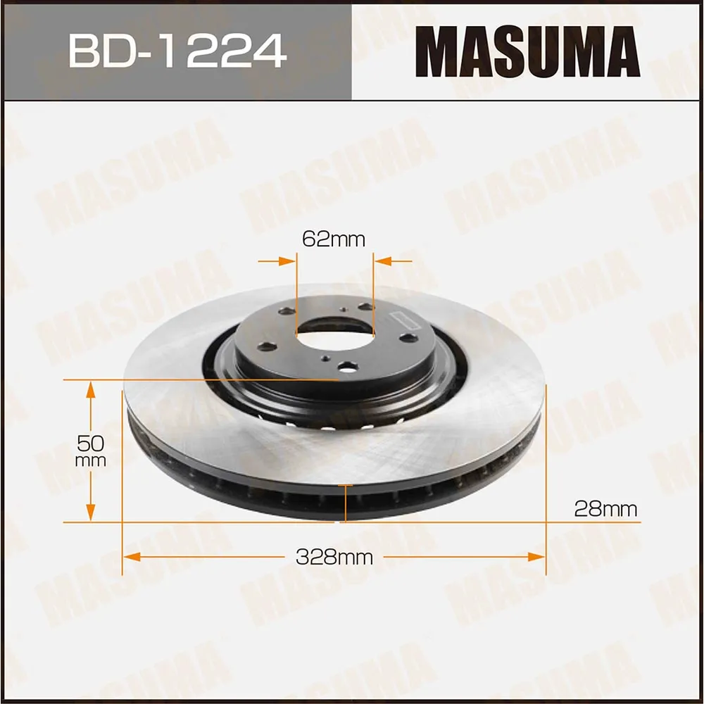 Диск тормозной передний для TOYOTA ALPHARD MASUMA BD-1224