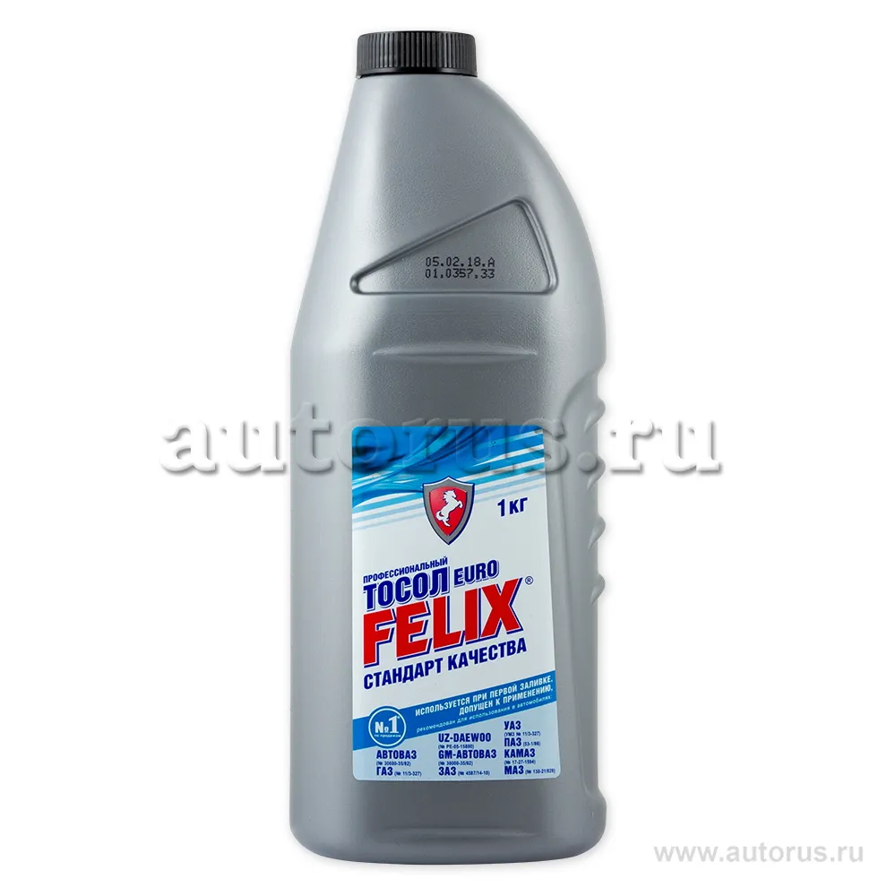 Тосол Felix EURO готовый -35C синий 1 кг 430207014