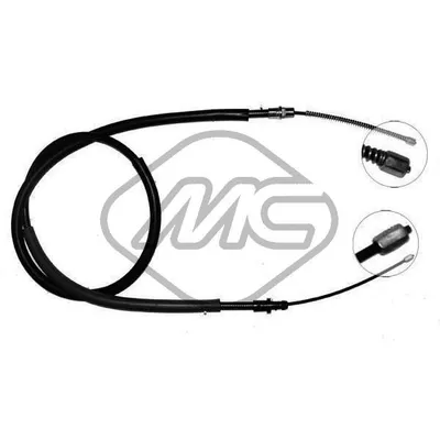 Трос ручника PGT 306 C/ABR (DRUM BRAKE) DX-RH Metalcaucho 80132