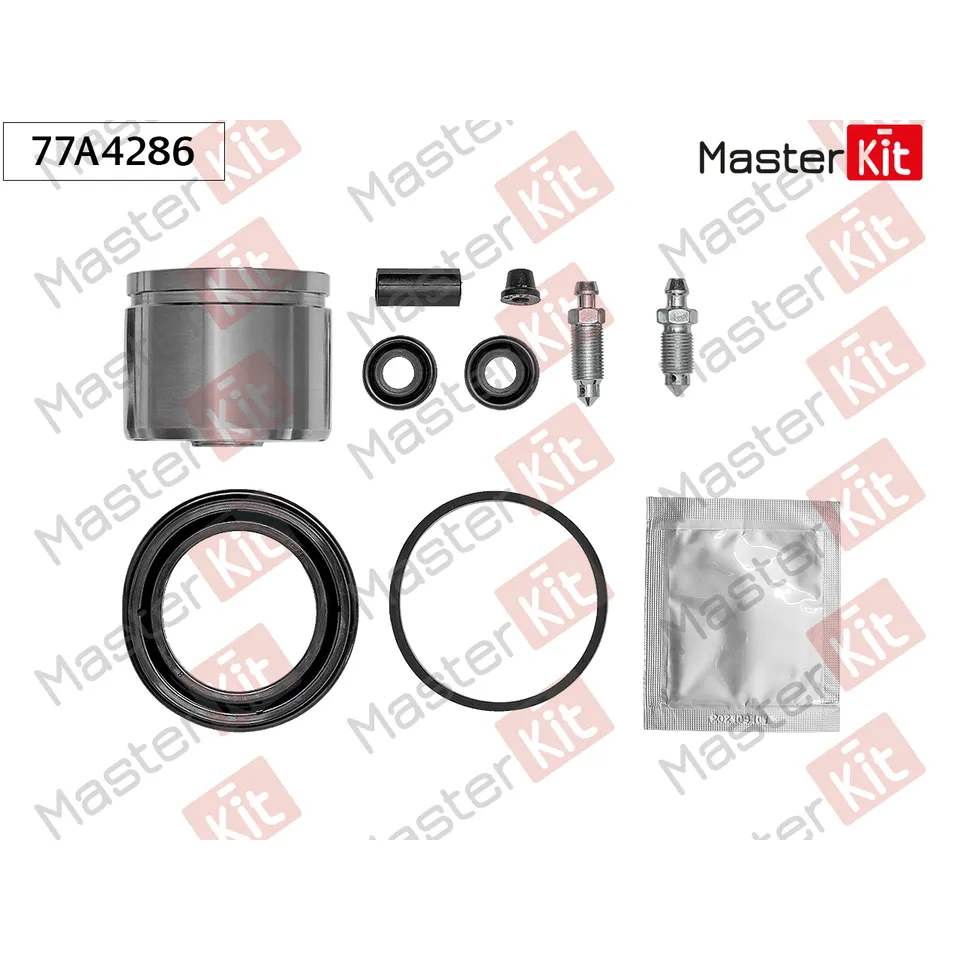 Ремкомплект тормозного суппорта+поршень Nissan PICK UP (D22) 1997 - MASTERKIT 77A4286